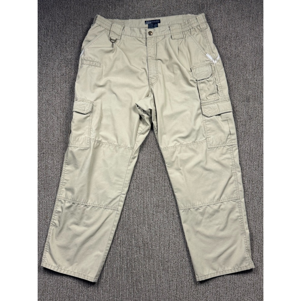 5.11 Tactical Taclite Pro Ripstop Cargo Pants Mens 36x30 Khaki